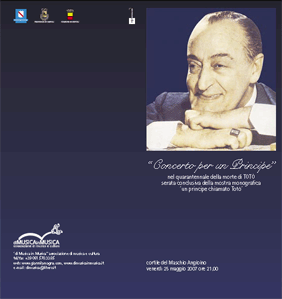 Programma del concerto
